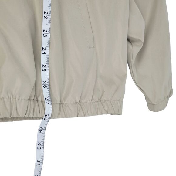 Van Heusen Full Zip Jacket Mens Size Large Lightweight Lined Beige - Picture 9 of 9